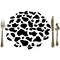 Big Dot of Happiness Cow Print - Farm Animal Party Round Table Decorations - Paper Chargers - Place Setting For 12